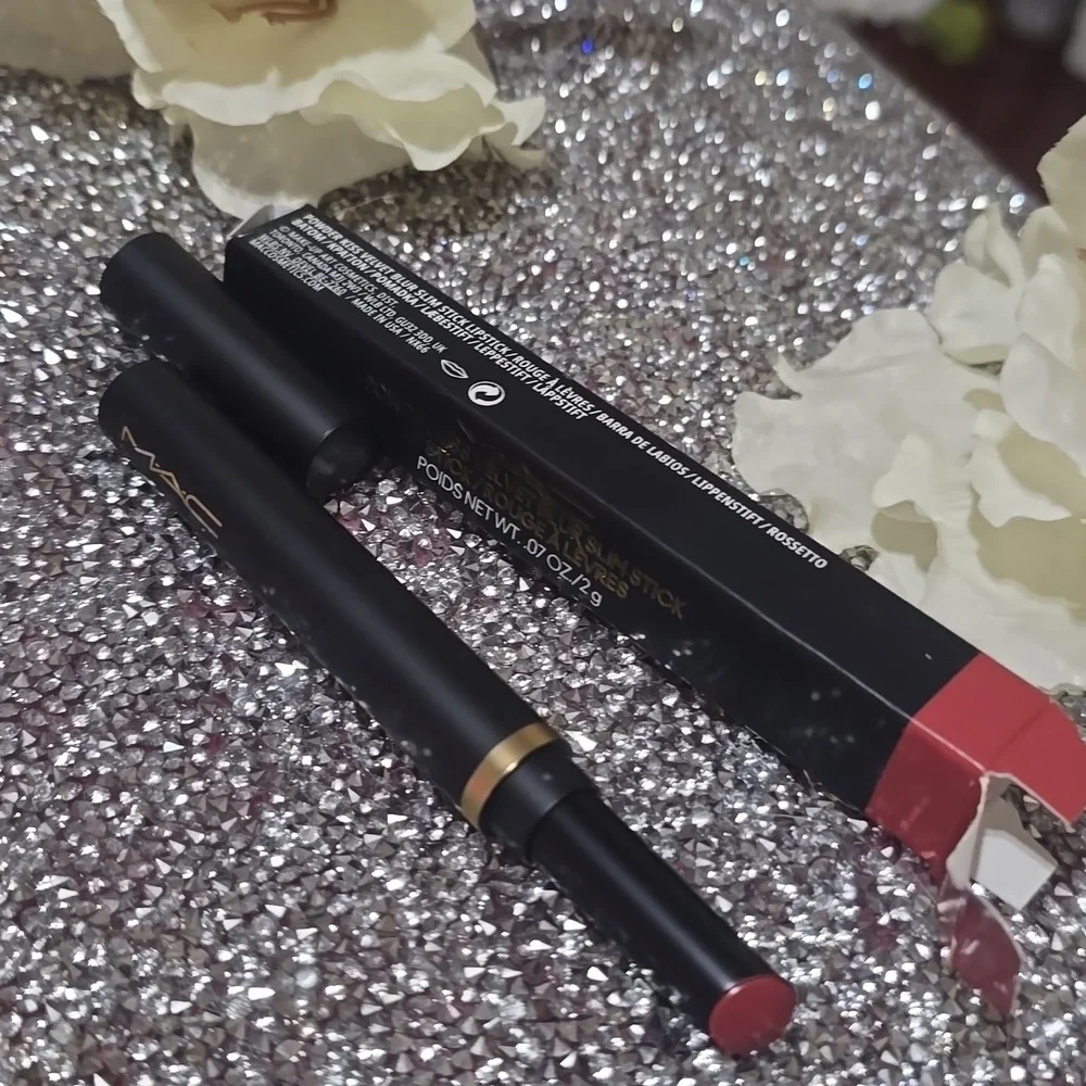 🧚‍♀️BRICKTHROUGH Mac DISCONTINUED Powder Kiss Slim Stick Lipstick NWT